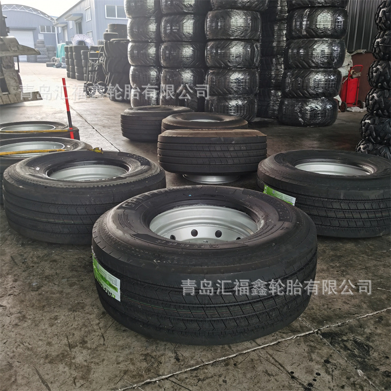 改装拖斗车轮胎425/65R22.5 445/65R22.5可配富华桥钢圈高1.1宽40
