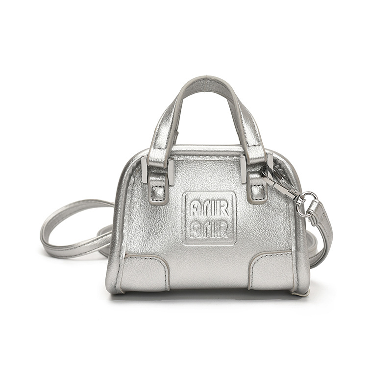 Bolso de hombro de niña de color de contraste de moda coreana, letra de estilo occidental, mini bolso de bebé, nuevo bolso de comercio exterior para niños