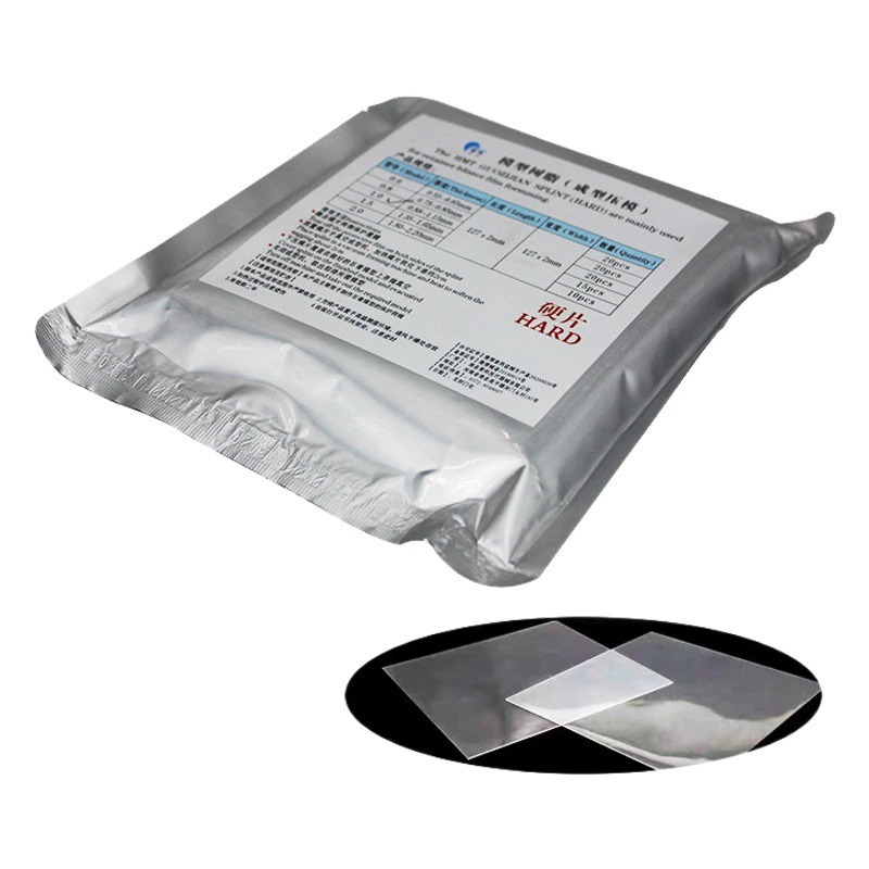 Стоматологический прессовочный лист Ортодонтический фиксатор Вакуумная формовочная машина Мембранный формовочный лист Стоматологический прессовочный лист без пузырьков