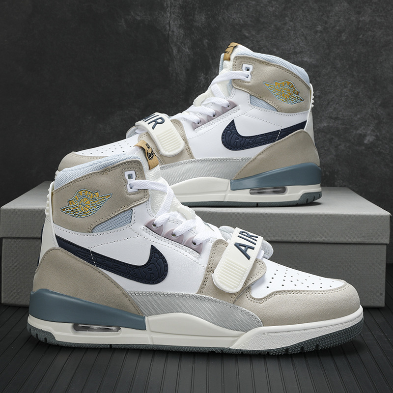 Aj312 Men's Shoes Rice White and Blue Basketball Shoes Lakers Zijin Plate Shoes Autumn and Winter High-top sneaker Women's Shoes Joint Aj312 Men's Shoes Rice White and Blue Basketball Shoes Lakers Zijin Plate Shoes Autumn and Winter High-top sneaker Women's Shoes Joint