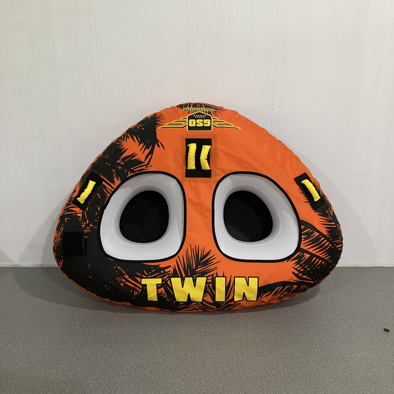 Suministro de fábrica de lanchas rápidas inflables marinas, sofá de arrastre, bote de aire de tracción de agua, anillo de arrastre de isla flotante al por mayor