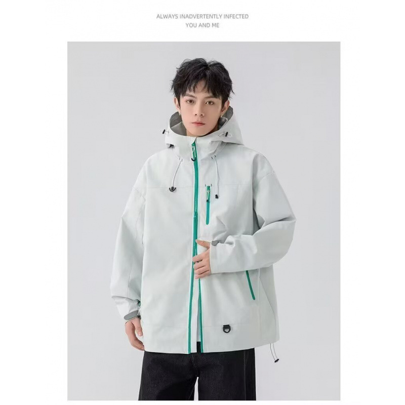 Western Region Windbreaker Jacket for Men and Women, Single Layer, 2026 Spring/Summer New Style, Windproof and Waterproof Sports Jacket, Mountaineering Coat