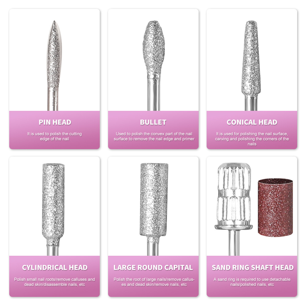 Nuevo transfronterizo 45000 rpm amolador de uñas 204 amolador de uñas eléctrico ligeras amolador de uñas amolador de uñas