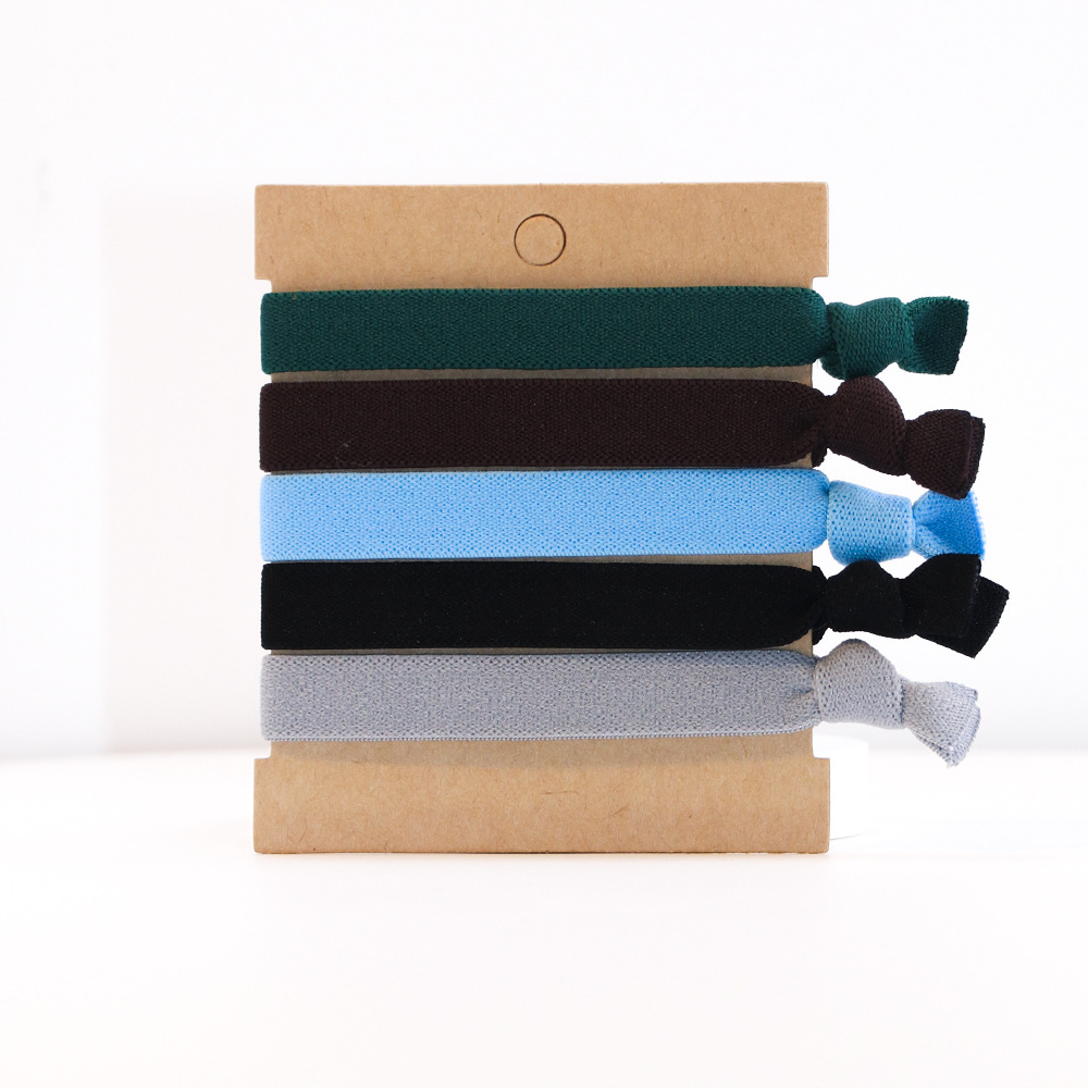 13g Weight Hair Tie Hair Accessories Type 1 Piece Quantity Daily Occasion Solid Color Pattern Men'S Gender Simple Style Style Simple Style Solid Color Cloth Hair Tie 1