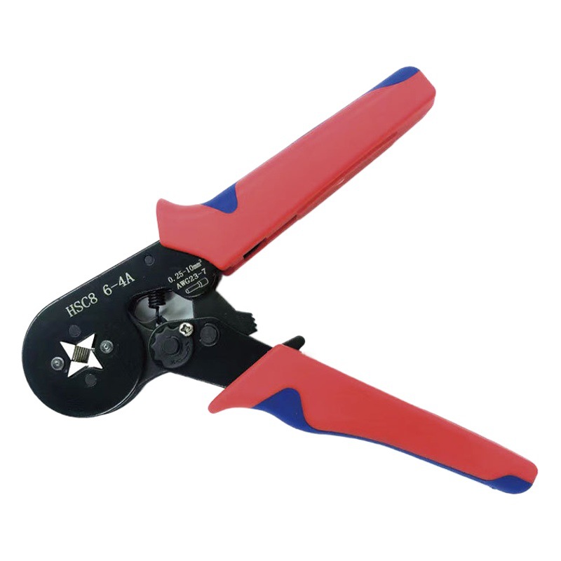 Juego de alicates de crimpado genuinos 6-4A, bloque de terminales tubular HSC8, alicates de crimpado multifuncionales de prensado en frío especiales para electricistas