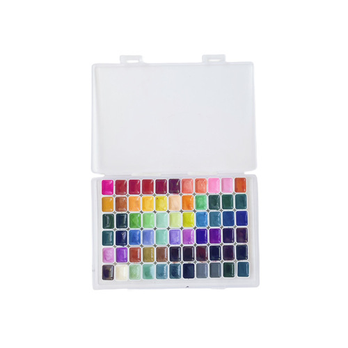 Manufacturer supplies solid pearlescent watercolor chameleon solid color watercolor pigment nail art painting wholesale watercolor sample color