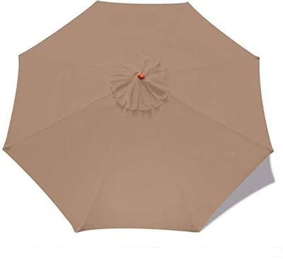 Surface Polyester Rainproof Sunscreen | Avtomobil yan çətirləri - khaki-suitable-for-8-bone-umbrella-stand-with-a-diameter-of-3-meters-10-feet