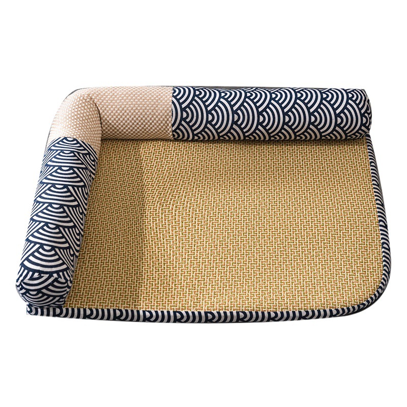 Perrera nuevo verano japonés fresco nido de estilo japonés de SIAL fresco extraíble lavable sofá cuatro estaciones estera de ratán estera del gato estera