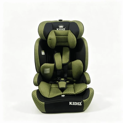 Can Be Used for Sitting and — Car child safety seat - 15-12-years-old-3ci-size-full-level-certification-ece-r12904-eu-e8-safety-standard-olive-green-isofixlatchfoldableadjustable-headrestfive-point-safety-belt