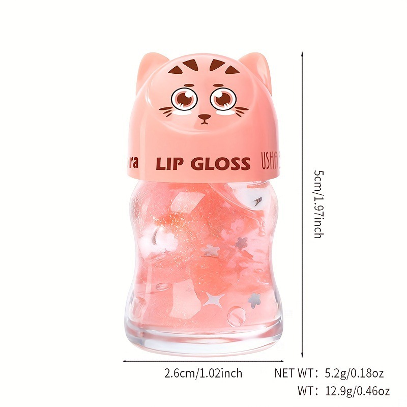 USHAS Europa y América Punto transfronterizo agua brillo de labios hidratante de larga duración brillo de labios bálsamo labial LG2531F