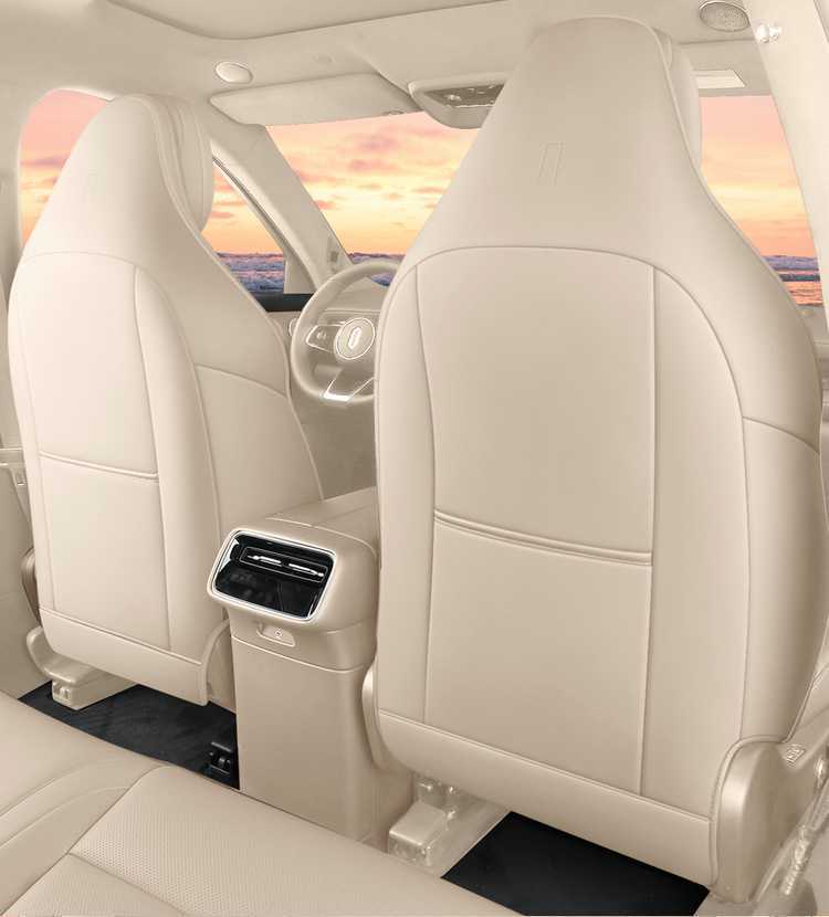 26-piece set of perforated leather seat covers for the AITO M6, providing full coverage and suitable for all seasons, designed specifically for this car model