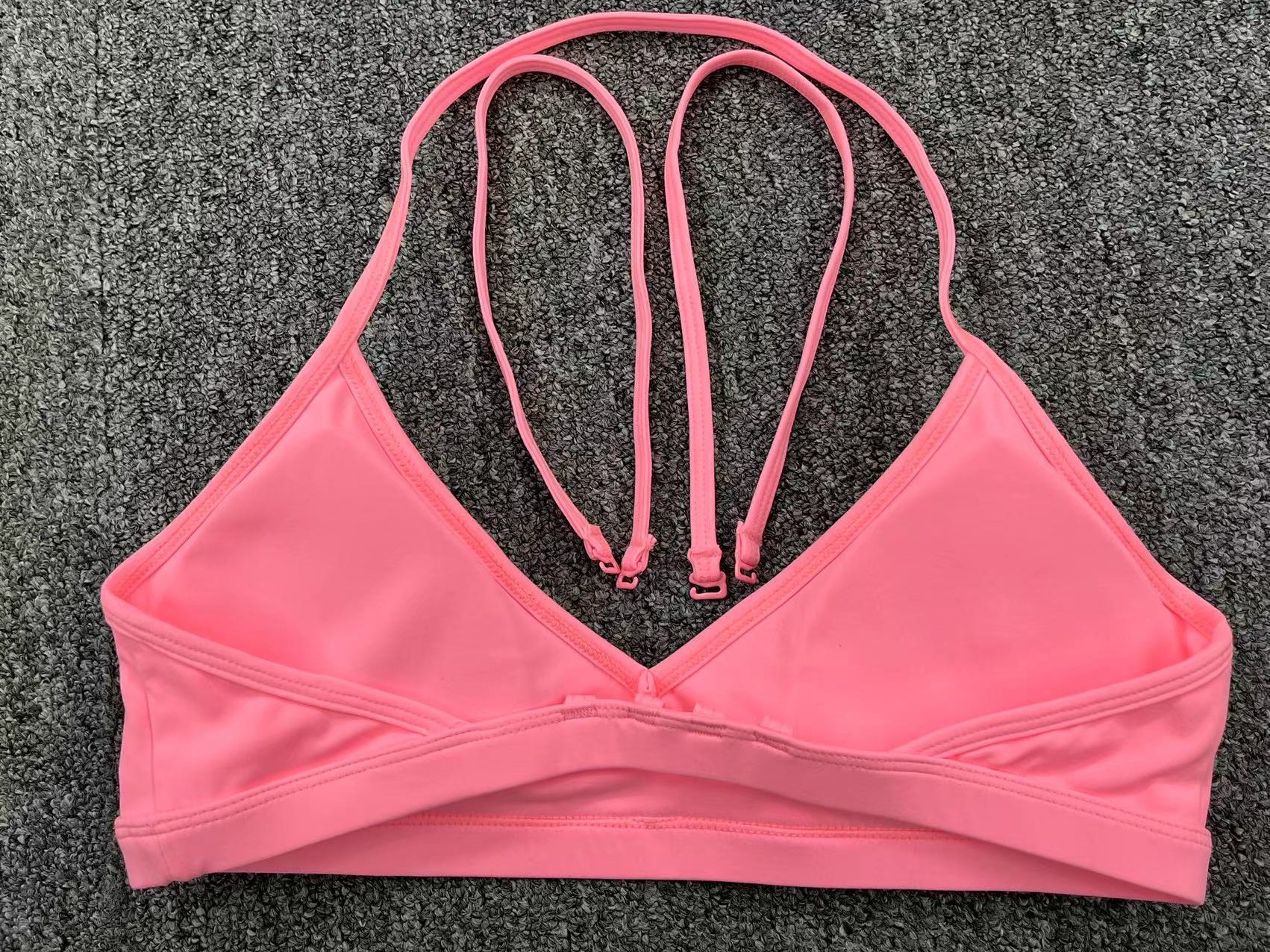 59g Weight Sleeveless Sleeve Length Nylon Fabric Type Short Top Length Halter Crisscross Tank Tops Type Gym, Yoga Occasion Halter Neck Neckline Solid Color Pattern Sports Style Sports Solid Color Nylon Halter Neck Active Tops Halter Crisscross Tank 16