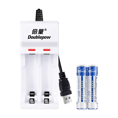 Double quantity 7 rechargeable battery set can be charged 5 USB charger 2 slot for 1.2V 7 5 battery (Hibrid akkumulyator batareyaları) - u21-is-equipped-with-2-section-7-900-plastic-package