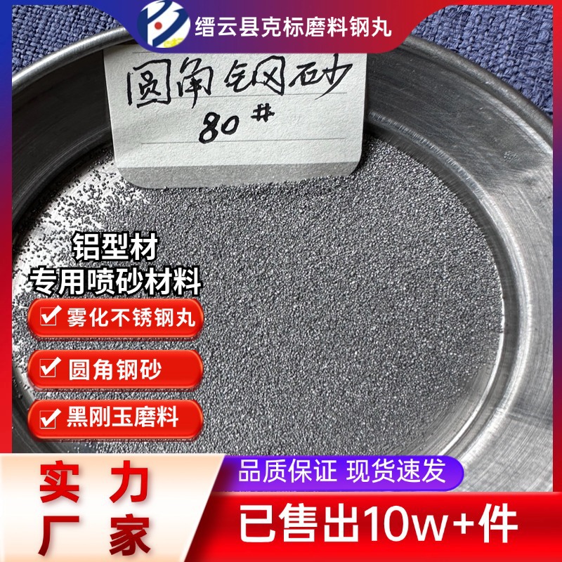 厂家批量供应圆角钢砂 不锈钢丸 雾化不锈钢丸 喷砂抛光磨具材料