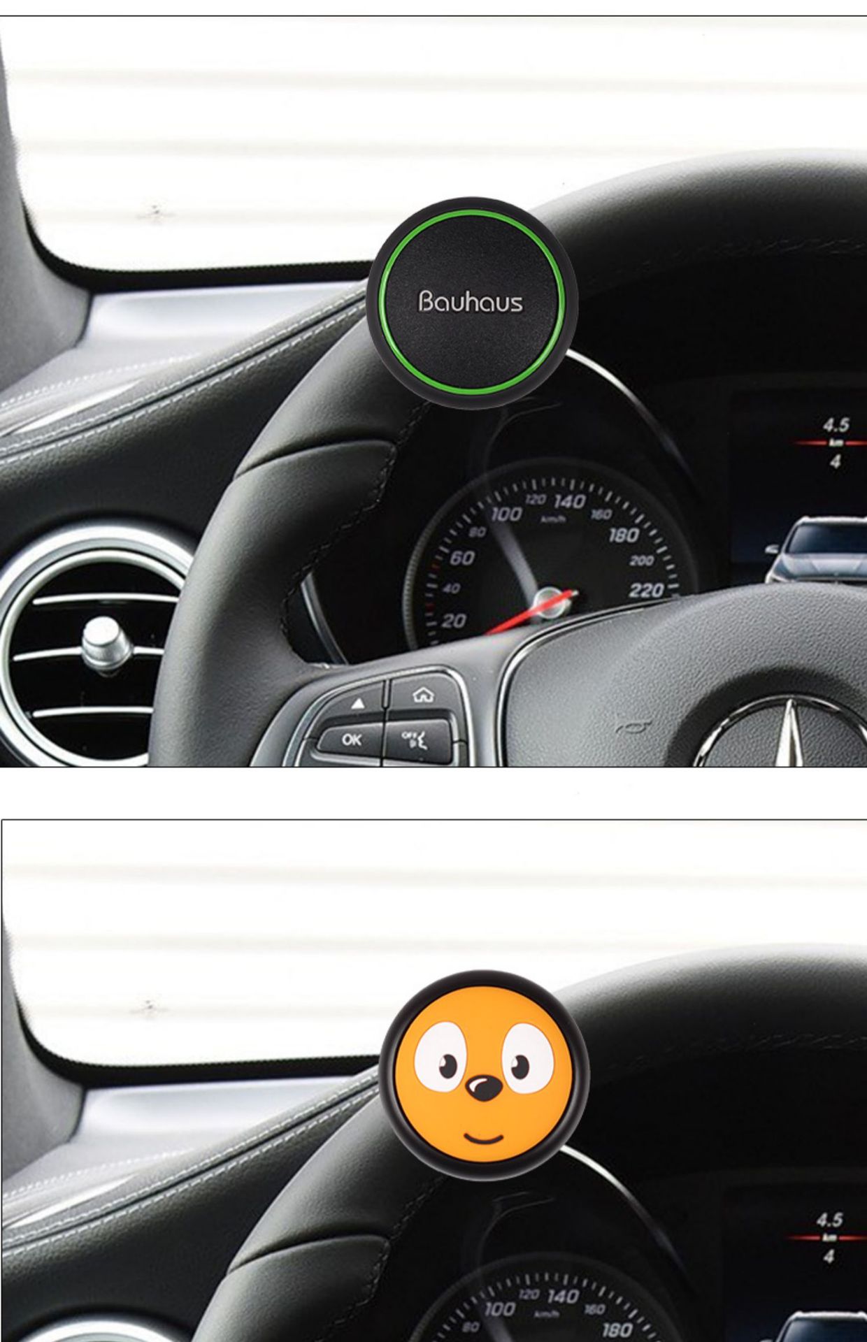 Suitable for Car Steering Wheel Booster, Creative Bearing Type, Large Car and Truck, One-Hand Turning Assistance, Labor-Saving Steering