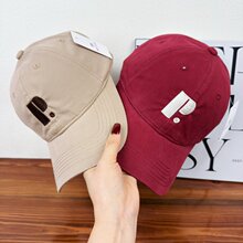 韩版百搭纯棉刺绣大p棒球帽男女大头围帽子情侣软顶鸭舌帽显脸小