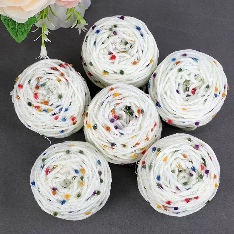 Новая радужная пряжа для шарфов, пряжа для вязания спицами, популярная в интернете, ручная работа, для самостоятельного вязания, оптом от производителя, тонкого прядения