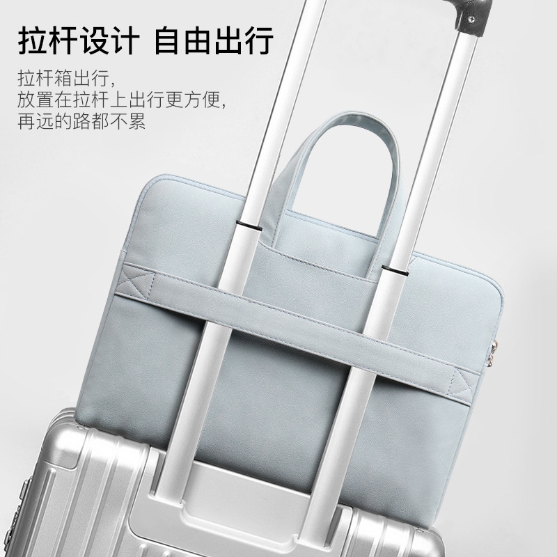 手提电脑包适用联想苹果macbook12笔记本air13/14内胆15.6女pro15|undefined