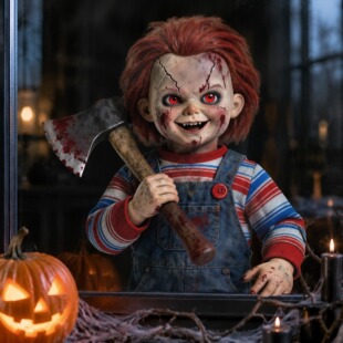 �羳�¿��f�}������Chucky�t�l���޴��N�o늲����N����PVC�b�