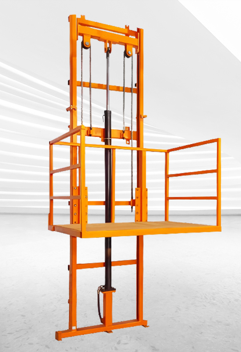 Manufacturer of Small Lift Cargo Elevators for Warehouses and Industrial Workshops, Electric Hydraulic Lift, Rail-Type Small Cargo Elevator, Custom-Made
