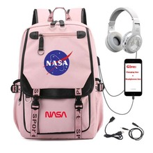 美国宇航局NASA 背包青少年书包学生背包男女休闲双肩包背包代发