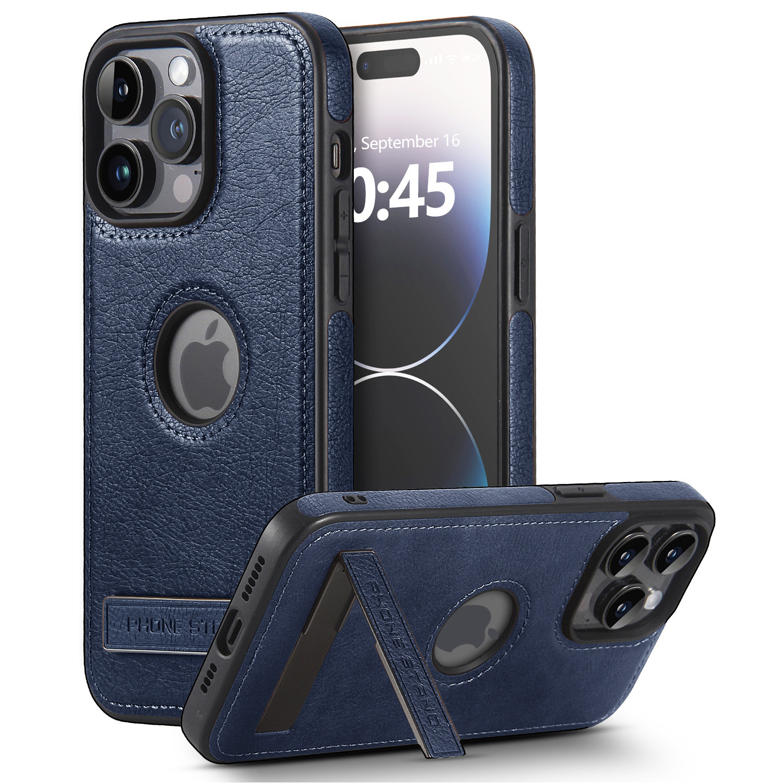 Aplicable para iPhone 17 Promax cubierta de cuero con soporte para teléfono móvil Apple 17 cubierta de protección contra caídas de cuero image 7
