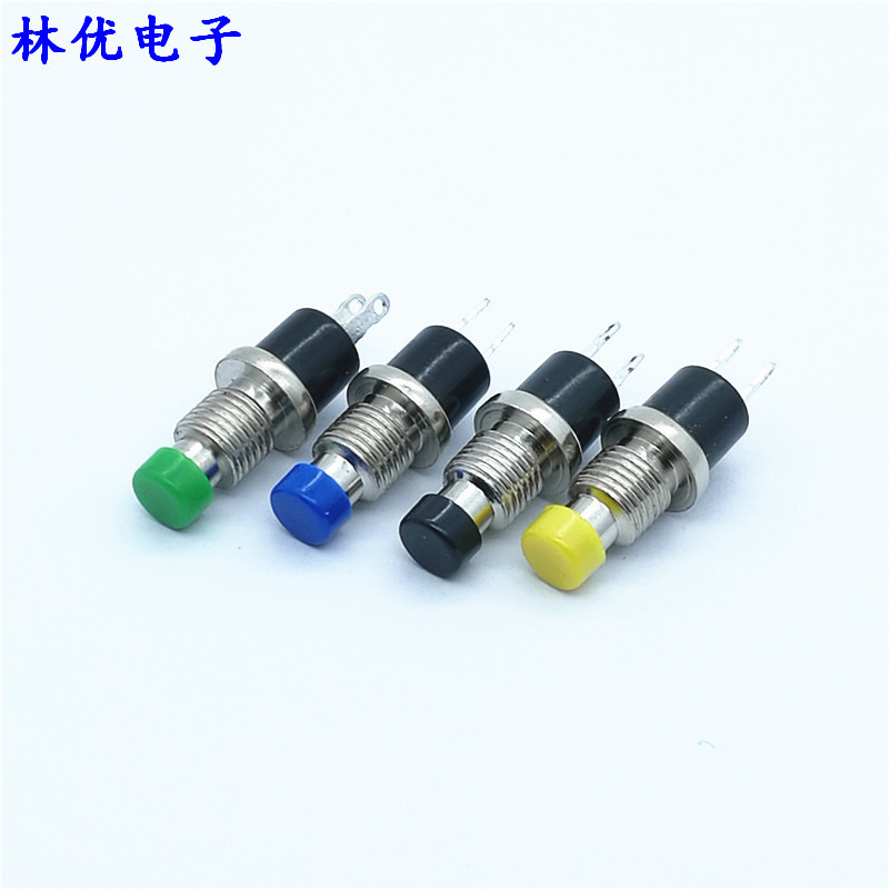按钮开关尺寸8MMPBS-110尺寸8MM按通按断系列按钮开关PBS301