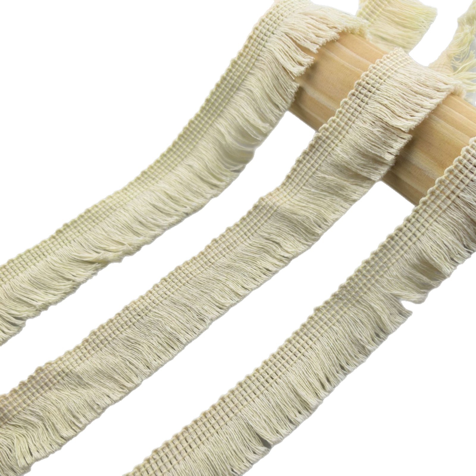 Inventario de 3CM espessado algodón barbudo pendientes almohada decoración bordilla encaje cojín cortina accesorios de decoración artesanal