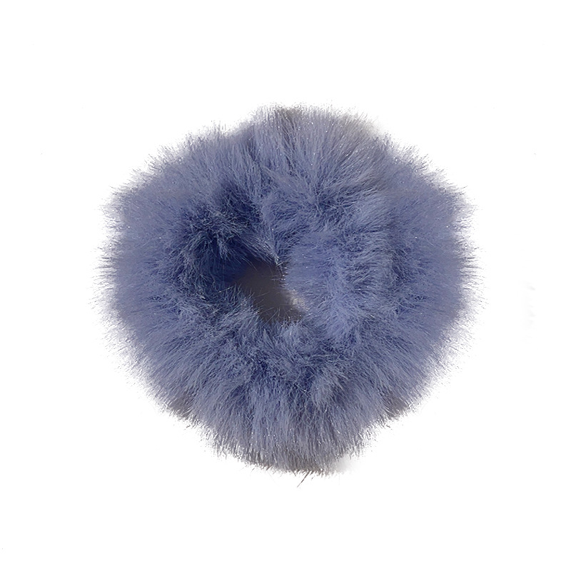 Otoño e invierno felpa intestino grueso banda de pelo hembra Corea del Sur red Alta Cola de Caballo cuerda de pelo lazo de pelo banda de goma pelota cuerda de pelo