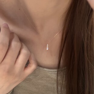 Small necklace, design universal sophisticated cute chain for key bag , simple and elegant design, light luxury style