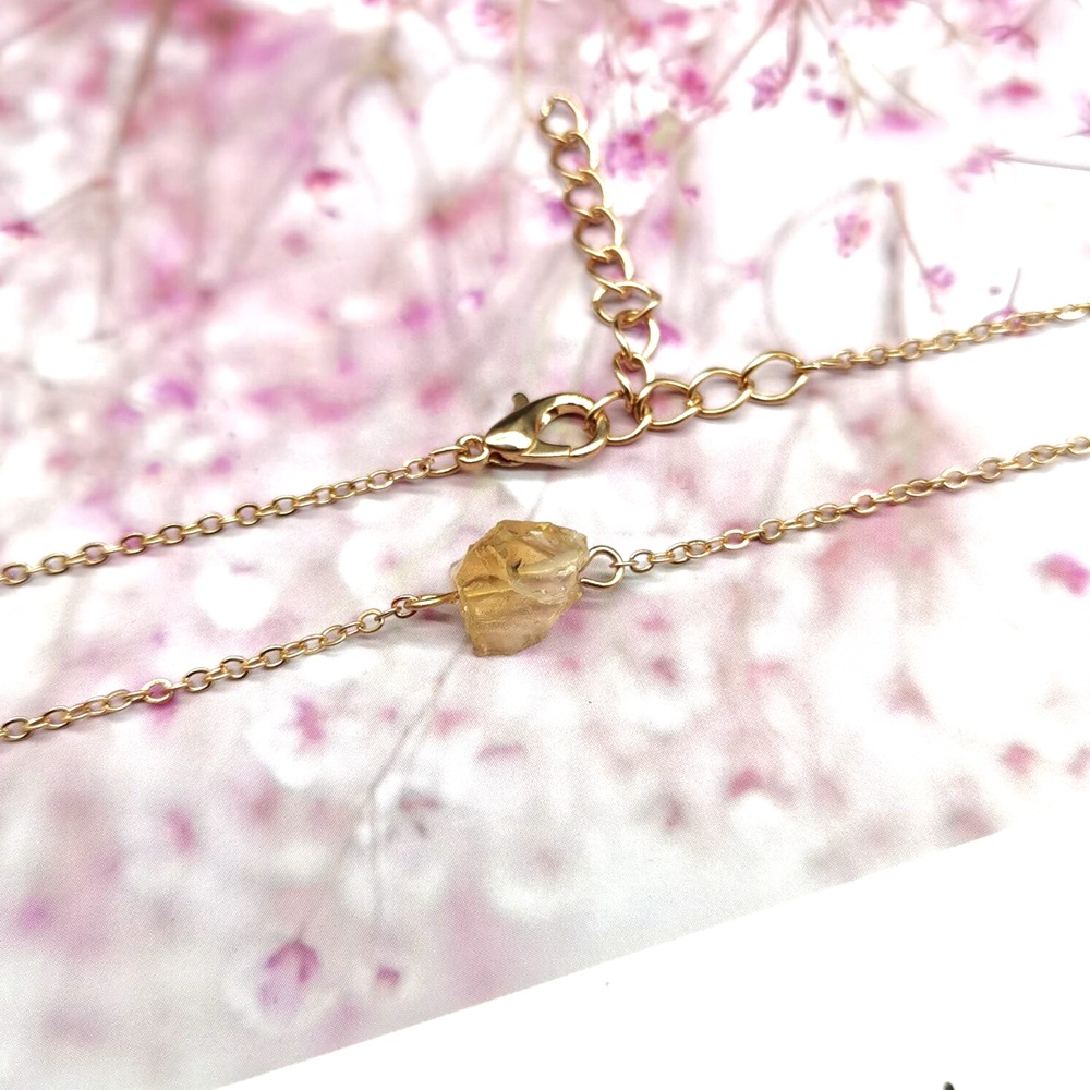 Fashion Geometric Agate Plating Natural Stone Necklace 1 Piece