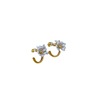 Fresh cute small design earrings, simple and elegant design, light luxury style, trend of season