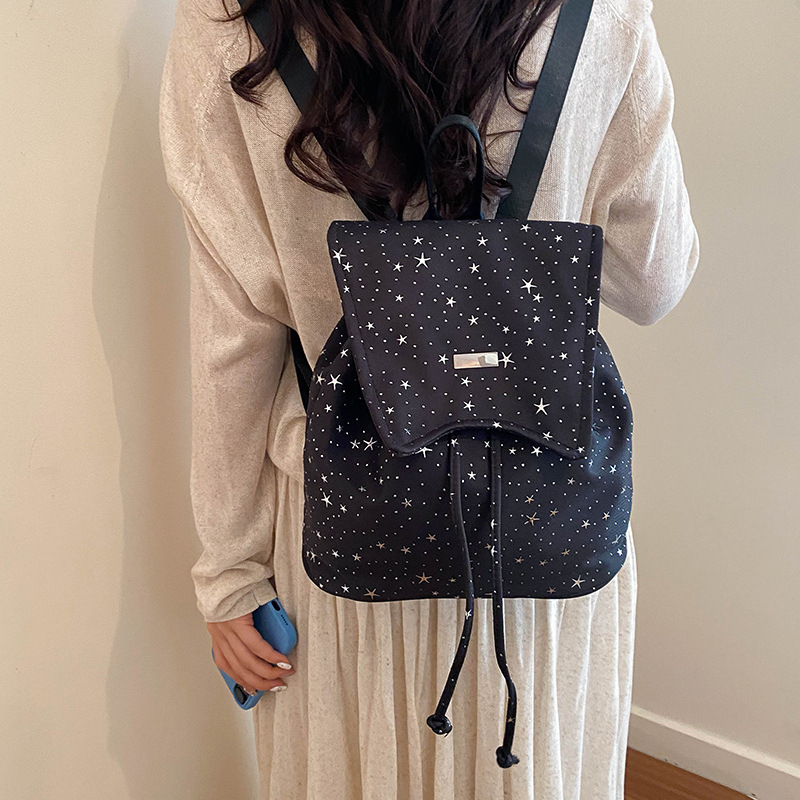 Mochila de gran capacidad para mujeres dulces 2026 nuevo estilo coreano versátil mochila de estudiantes nicho mochila portátil
