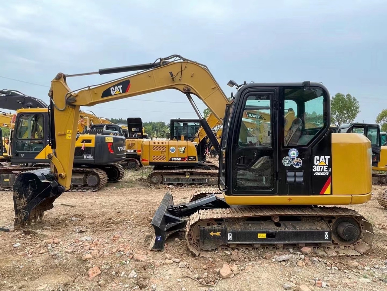 Exportación de comercio exterior comprando Mongolia Interior tiene excavadoras usadas Carter 307 y 308