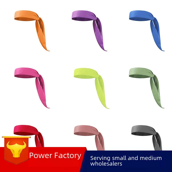 Outdoor Solid Color Headband Men's and Women's Sports Anti-sweat Headband Running Tennis Fitness Moisture-wicking Anti-ultraviolet Headband