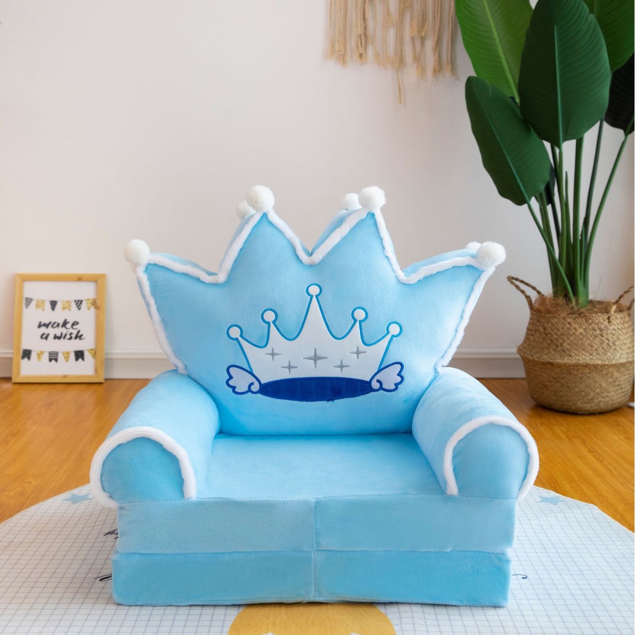 Sofá plegable para niños nuevo al por mayor creativo jardín de infantes bebé asiento plegable regalo de estudio siesta sofá cama