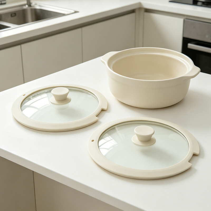 Silicone Food-Grade Notched Pot Lid, Kitchen Soup and Frying Tempered Glass Lid, Heat-Resistant Universal Pot Lid, in Stock for Quick Delivery Silicone Food-Grade Notched Pot Lid, Kitchen Soup and Frying Tempered Glass Lid, Heat-Resistant Universal Pot Lid, in Stock for Quick Delivery