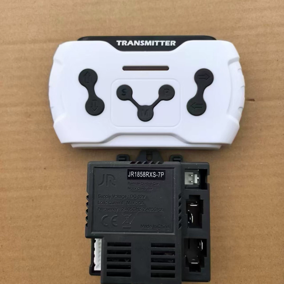Remote control, controller, motherboard with accessories, electric electric car