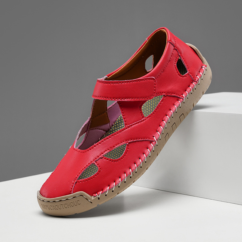 Cross-Border Plus-Size Nurse Shoes, Shallow Flat Shoes, Women's Casual Shoes, Mom Shoes, Comfortable Slip-On Versatile Women's Shoes
