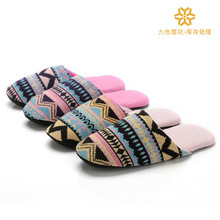 秋冬新款棉拖 地板拖 月子鞋 家居拖鞋 波西米亚风格一件代发批发