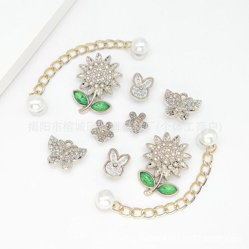 クロスボーダー 2025 下駄靴花装飾アクセサリー PVC ソフトプラスチック DIY 靴バックル卸売工場直接供給|undefined
