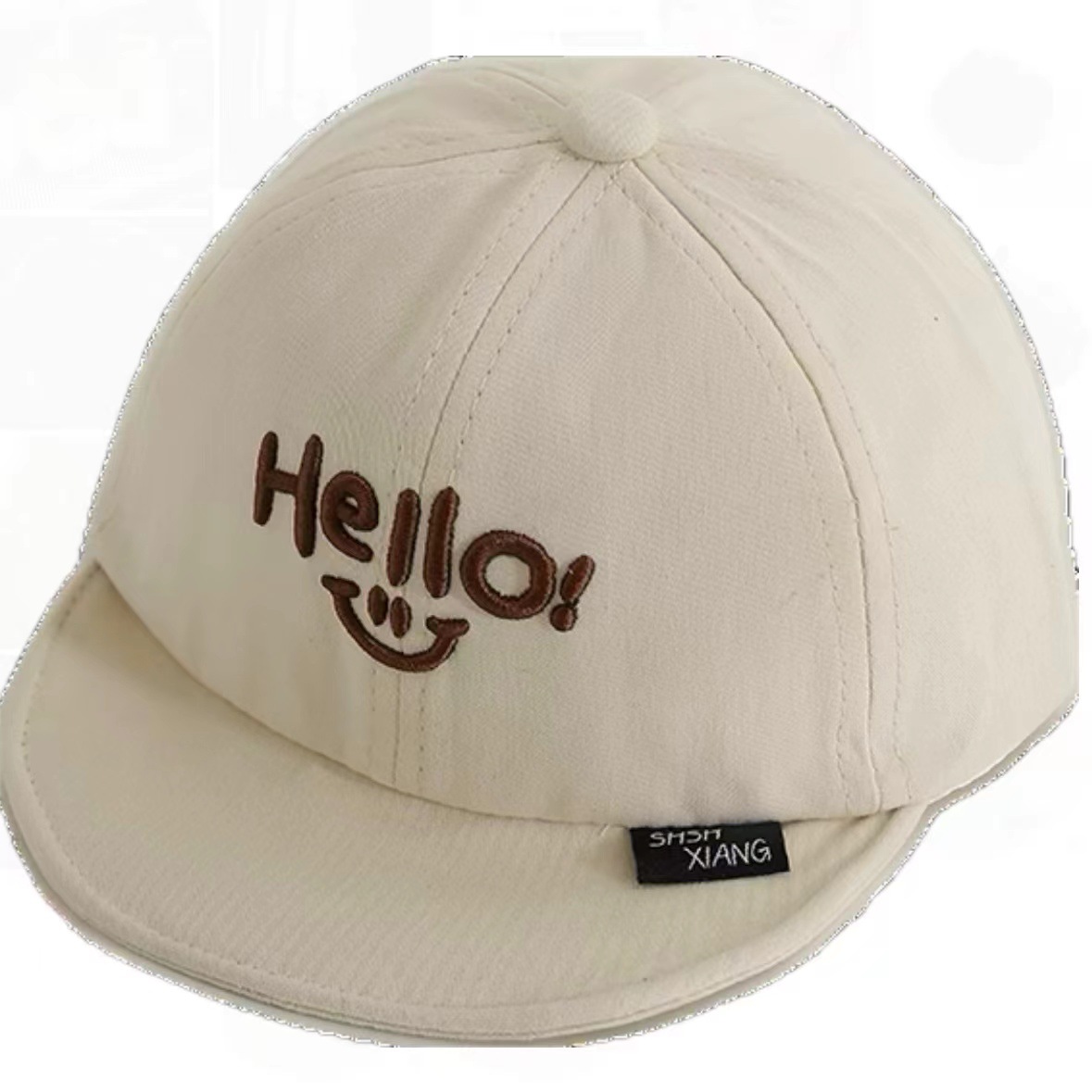 Hello Sen Sombrero de bebé primavera y otoño blando gorra de lengua gorra para bebés delgada sombrero de sombrero de béisbol