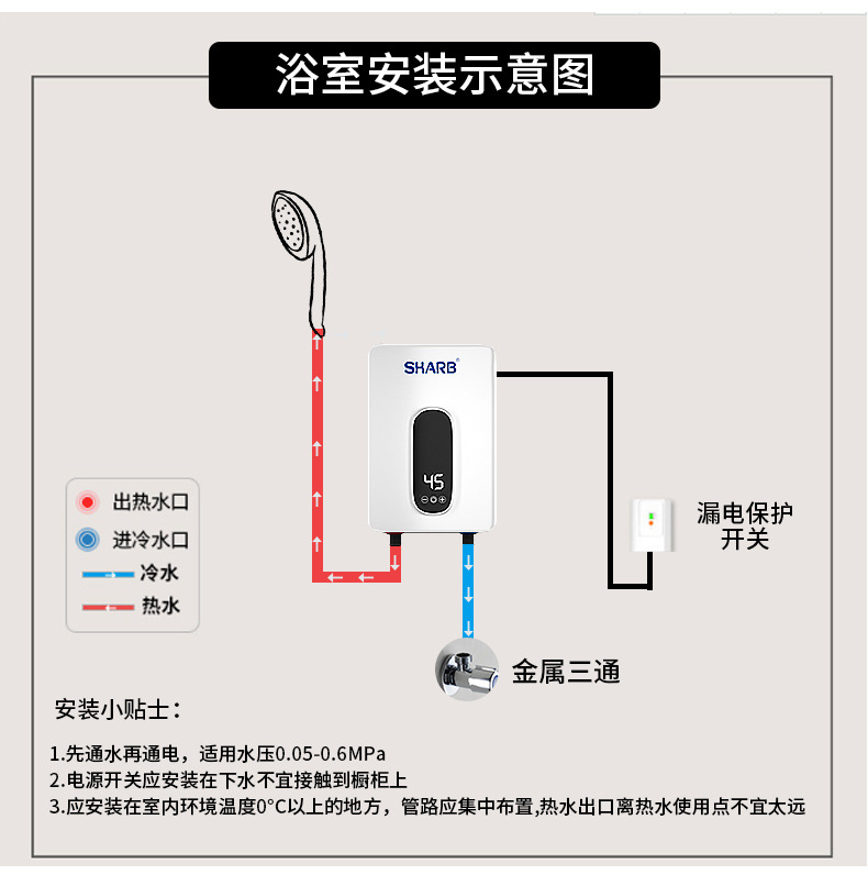 即热式小型速热水龙头家用电热水器恒温立式110V迷你小厨宝批发详情17