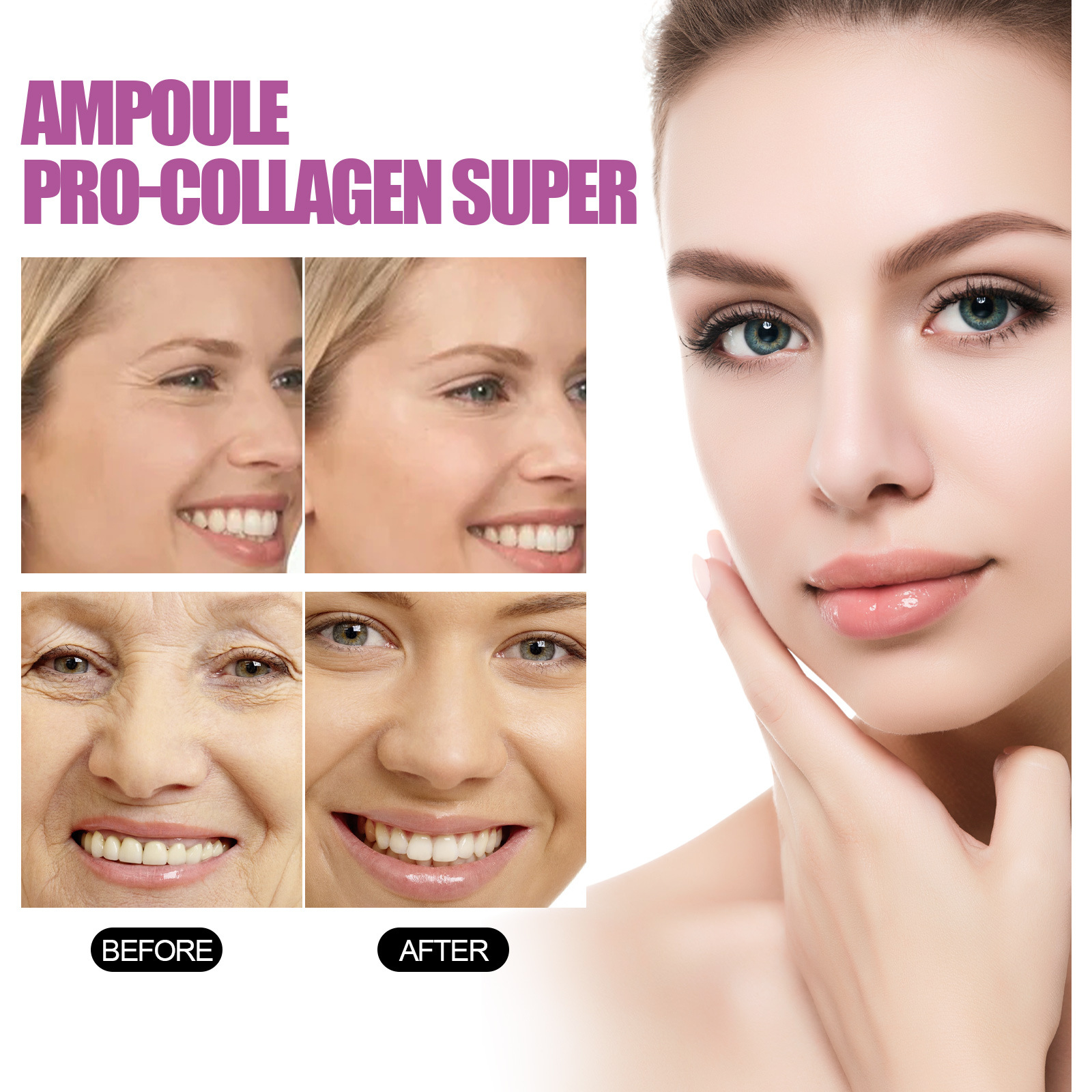 L'essenza pre-fiala di ceramide EELHOE indebolisce le linee sottili, ricostituisce l'acqua e il collagene può migliorare l'antirughe della pelle_voghion.com