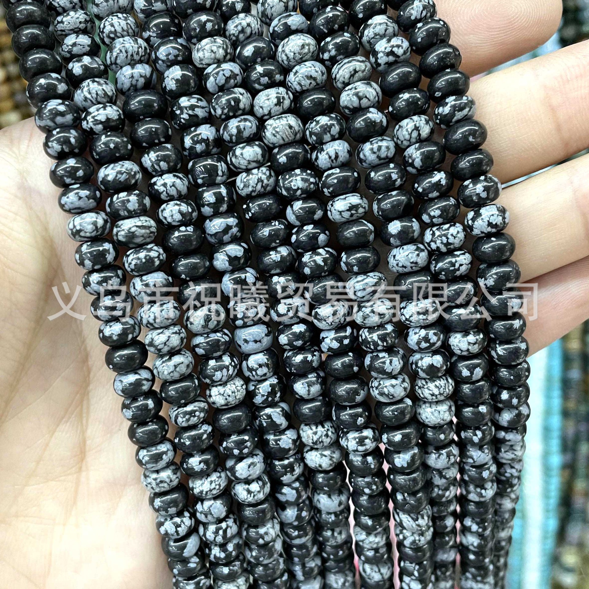 Abacus, with snowflakes