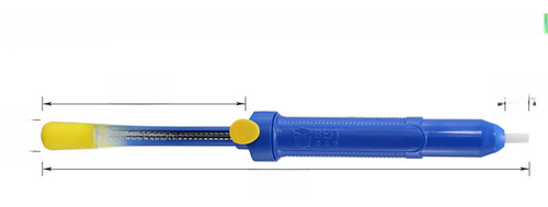 Best large solder sucker manual powerful solder removal tool blue soldering pen desoldering 108