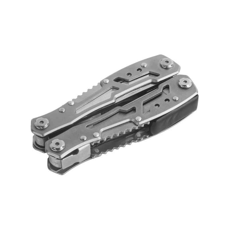 Multi-Tool Folding Pliers, Locking Portable Combination Knife, Stainless Steel, Compact