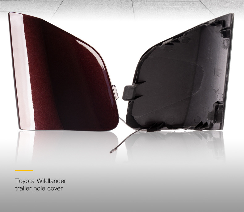 Weilanda New Energy Vehicle Tow Cover, Front Bumper Tow Hole Cover, Left and Right Side Tow Hook Cover Plate, Towing Cover