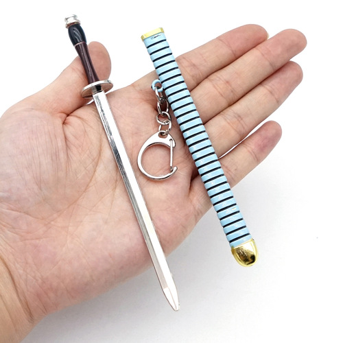 One Piece Red Sword Ghost Test Black Sword Snow Walking Yan Mo Tianyu Alloy Weapon Model Sauron Demon Sword Third Generation Keychain