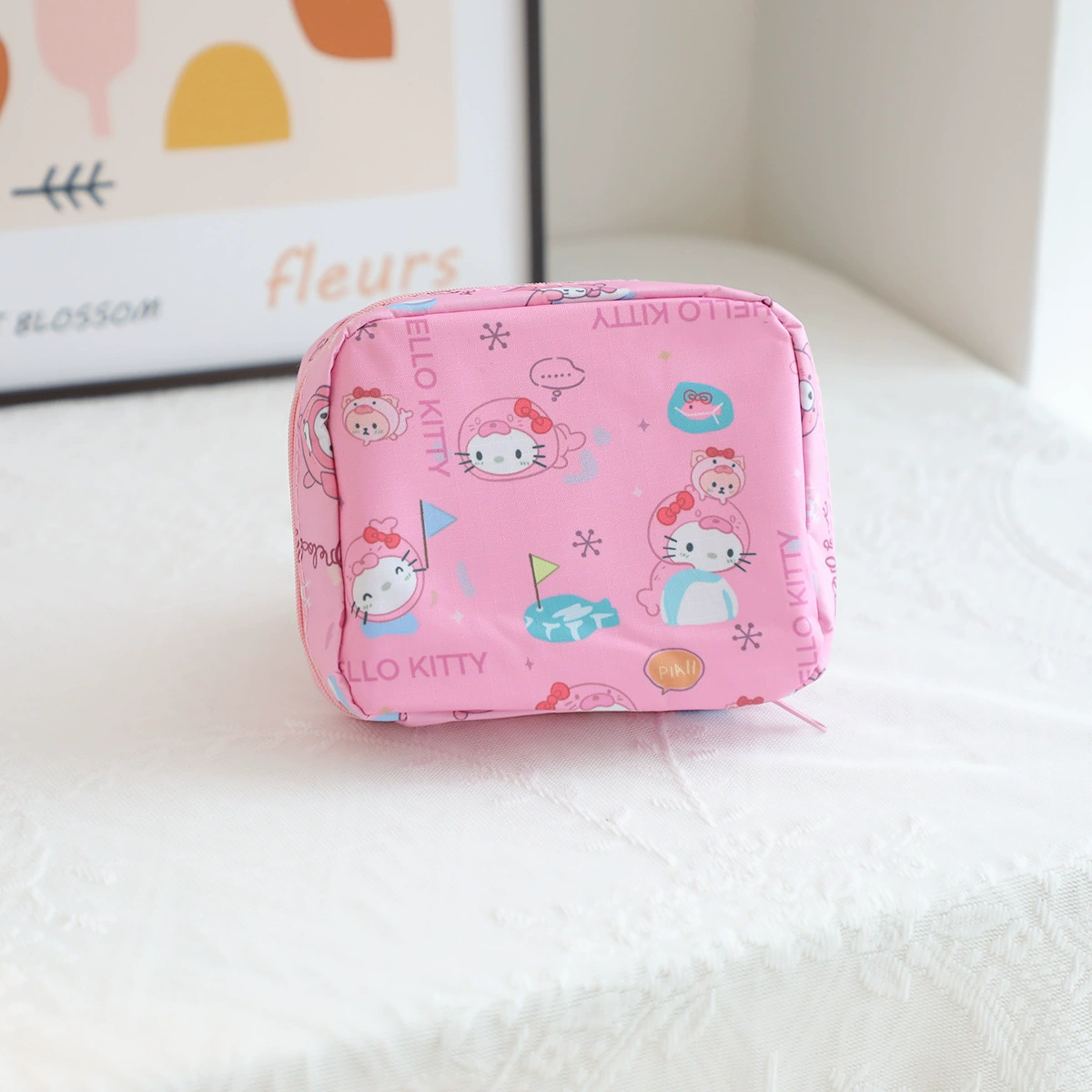 Cartoon handheld organizer bag, universal purse